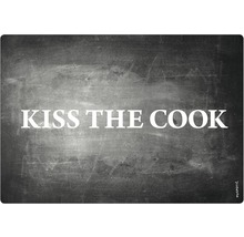Fußmatte mit dem Schriftzug Kiss the Cook
