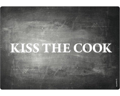 Küchenrückwand mySpotti pop Kiss the cook 590x410x2 mm