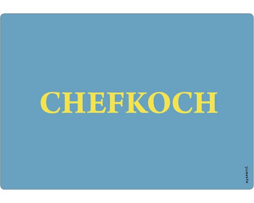 Küchenrückwand mySpotti pop Chefkoch ocean 590x410x2 mm Chefkoch Unterlage