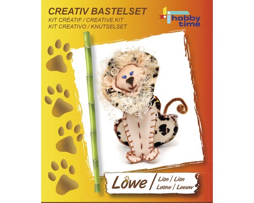 Kreatives Bastelset Löwe mit Bastelanleitung