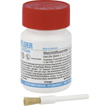 Weichlötflussmittel in einer Dose mit Pinsel