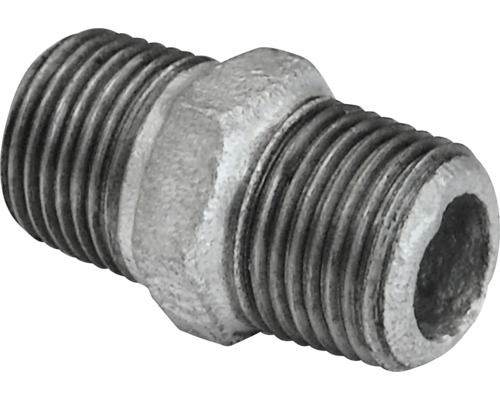 Doppelnippel 1/2" verzinkt Nippel mit Gewinde