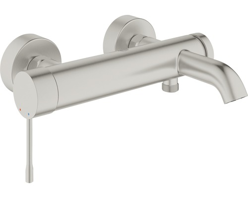 Badewannenarmatur Grohe Essence New 33624DC1 edelstahl chrom Wandarmatur für Badezimmer