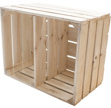 Holzkiste mit Fächern zur Aufbewahrung