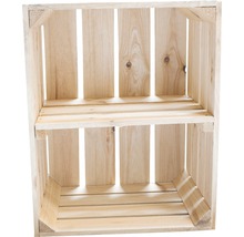 Holzkiste mit einem Fach