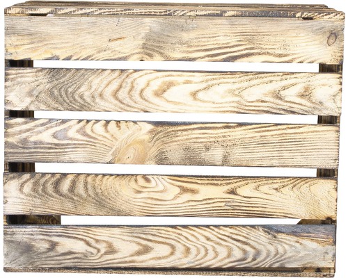 Holzkiste mit Latten