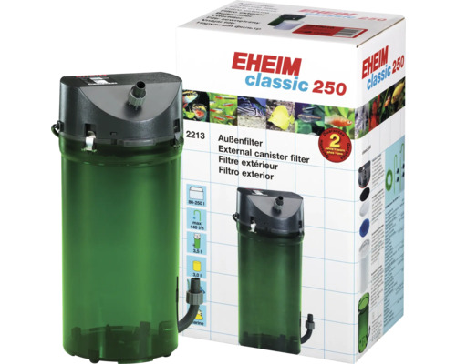 Eheim Classic 250 Außenfilter für Aquarien von 80 bis 250 Liter
