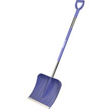 Schneeschaufel mit D-Griff und Metallschiene