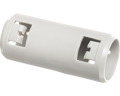 Flexmuffe M20 für Wellrohr grau, 50 Stk. Rohrverbinder aus Kunststoff mit Öffnungen