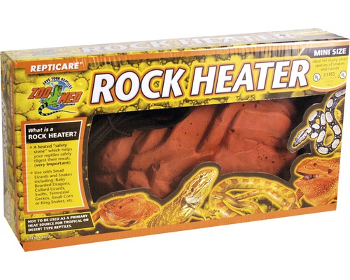 Zoo Med Repticare Rock Heater in Verpackung für Reptilien