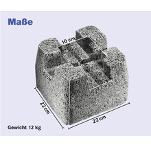 Beton Fundamentstein 22x22x17cm-thumb-1 Beton Fundamentstein 22x22x17cm-thumb-1