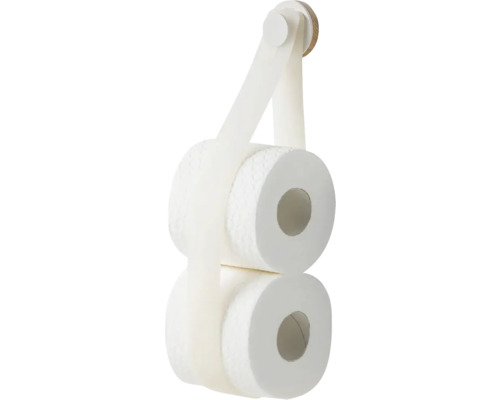 Toilettenpapierhalter mit zwei Rollen Toilettenpapier