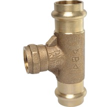 Pressfitting T-Stück aus Messing mit Innengewinde