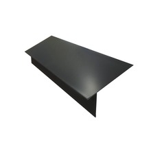 PRECIT Schürze Startschiene für Quadra Dachschindeln Aluminium Anthrazitgrau RAL 7016 2000 x 260 mm-thumb-0
