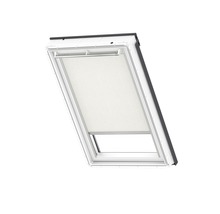 VELUX Sichtschutzrollo weiß uni manuell Rahmen aluminium RFL S04 1028S