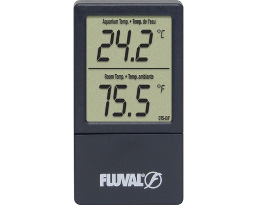 Fluval Digitalthermometer zur Messung der Aquarium- und Raumtemperatur
