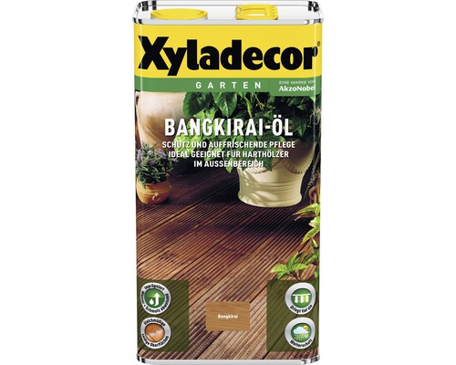 XYLADECOR Holzöl bangkirai 5 L Xyladecor Garten Bangkirai-Öl für den Außenbereich