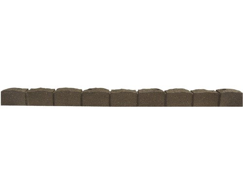 Beetabgrenzung inkl. Bodenanker 119 x 8,25 cm flexibel römische Steine