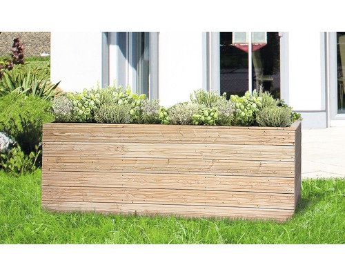 Hochbeet Holz Lärche 200x100x72 cm natur vormontiert inkl. Schraubensatz Hochbeet Holz Lärche 200x100x72 cm natur vormontiert inkl. Schraubensatz