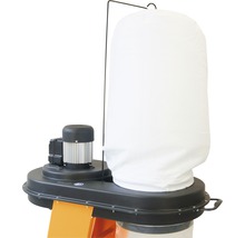 Absauganlage mit Filtersack für Staub und Späne