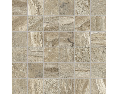 Feinsteinzeugmosaik Portman 30,0x30,0 cm beige matt Mosaikfliesen aus Naturstein für Wand- und Bodengestaltung