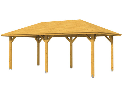 Holzpavillon mit Satteldach für den Garten