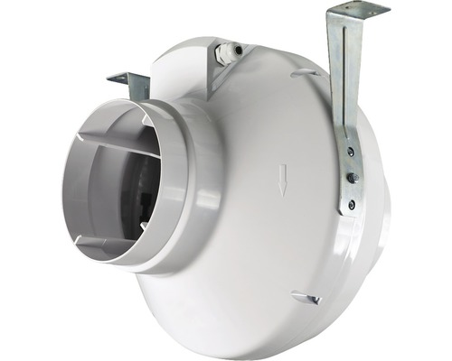 Rohrventilator mit Montagewinkel