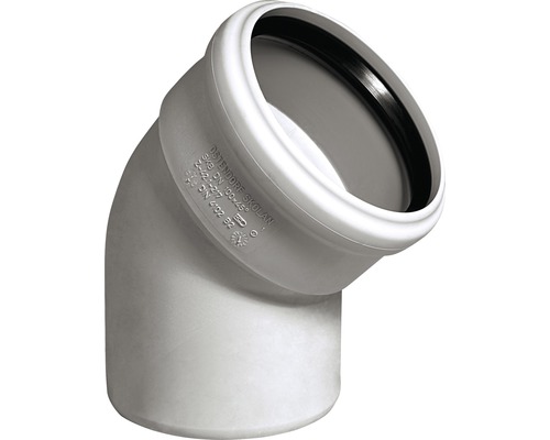 SKOLANsafe®B Bogen 15° DN 160 mm Abwasserrohrbogen 45 Grad für Abwasserleitungen