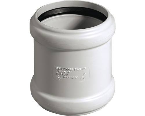 SKOLANsafe®U Überschiebmuffe DN 110 mm Ostendorf Skolan Übergangsstück DN 70 Abwasserrohr