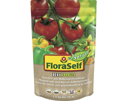 Tomatendünger & Balkongemüsedünger FloraSelf Nature 1,5 kg