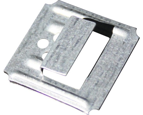 Metallbefestigungsclip mit quadratischer Grundplatte