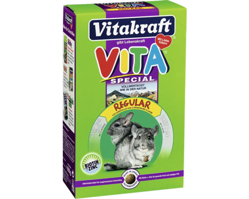 Nagerfutter, Vitakraft Vita Special Cinchilla Regular Vitakraft Vita Special Regular Alleinfuttermittel für Chinchillas