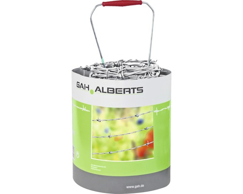 Stacheldraht ALBERTS Ø 1,6 mm 50 m verzinkt Stacheldraht ALBERTS Ø 1,6 mm 50 m verzinkt
