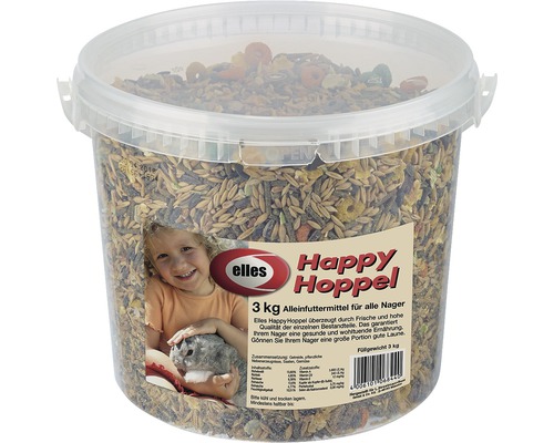 Nagerfutter elles Happy Hoppel 3 kg