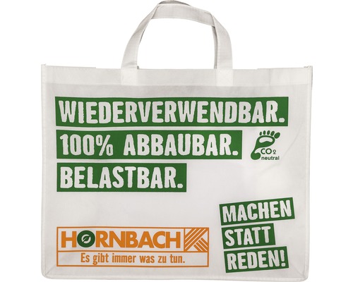 Tragetasche Hornbach 100% abbaubar 50x40x20 cm