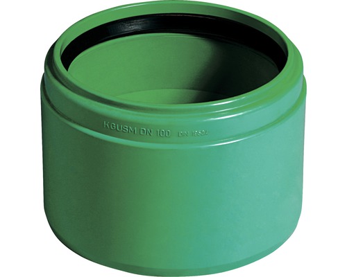 KG2000-USM Anschluss an Steinzeugrohr-Muffe für SN10/SN16 DN 110 mm Abwasserrohrmuffe DN 100 aus Kunststoff