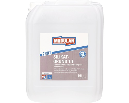 Modulan Silikat-Grundierung 1:1, 10 Liter Kanister
