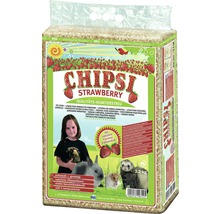 Chipisi Strawberry Kleintierstreu, staubfrei und gereinigt, aus natürlichen Pflanzenfasern, kompostierbar