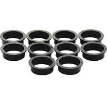 Nylonring 20-18 mm weiß zur Montage für Türdrücker 10 Stück schwarz