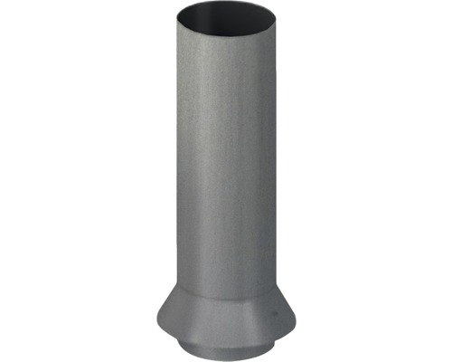 PRECIT Kanalisationsanschluss für Fallrohr Stahl rund Magnelis® grau NW 87 mm 400 mm