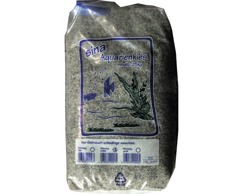 Aquarienkies sina mittel 2-3 mm 25 kg