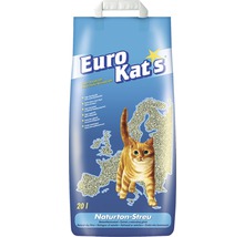 Euro Kats Naturtonstreu Katzenstreu im 20 Liter Sack