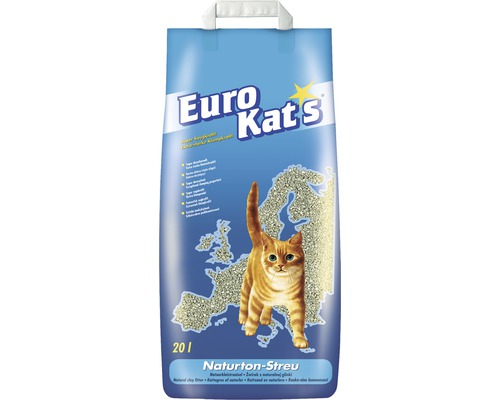Biokat's Eurokat's 20ltr Euro Kats Naturtonstreu Katzenstreu im 20 Liter Sack