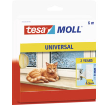 Universal Schaumstoff tesamoll 6 m x 9 mm Weiß
