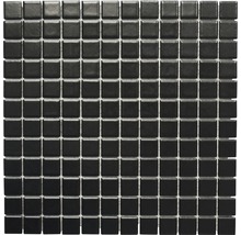 Mosaikfliese mit quadratischen, glänzenden Elementen