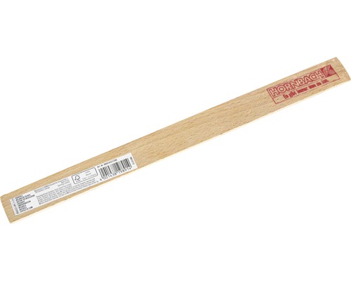 Holzleiste mit Hornbach Logo