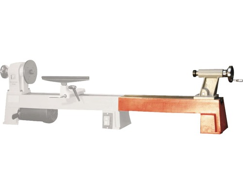 Holzdrehmaschine mit Werkstückauflage
