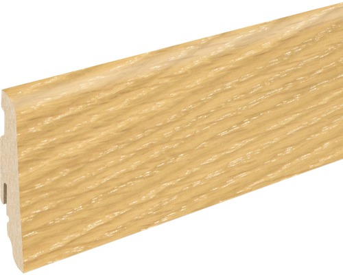 SKANDOR Sockelleiste Eiche gekälkt SU60L 19x58x2400 mm Sockelleiste mit Holzoptik