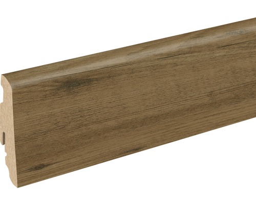 Sockelleiste aus Holzwerkstoff mit Holzoptik