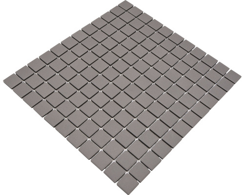 Keramikmosaik Quadrat CU 030 32,7x30,2 cm grau
